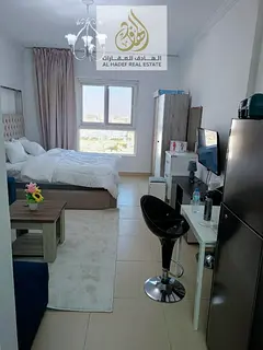 🏡✨ Furnished Studio Apartment for Monthly Rent in Ajman – Jasmine Towers ✨🏡 A fantastic 