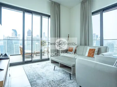 2BR High Floor | Furnished | Burj Khalifa View