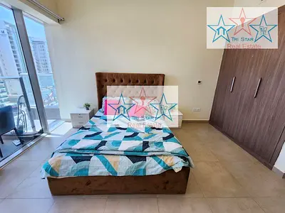 FREE CHILLER // LARGE FURNISHED STUDIO WITH BALCONY // @ AL FURJAN
