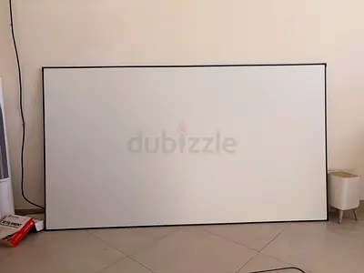 Portable Wall-Mount Fixed Frame Projection Screen - 100” AWOL Vision, Good Condition, Sturdy, Clean