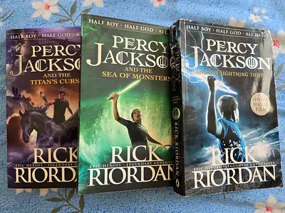 Percy Jackson series books 1-3