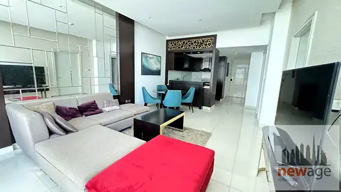 DOWNTOWN UPPER CREST 1BHK FURNISHED