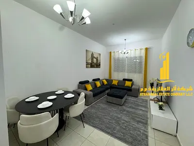 ✨ Luxury apartment for monthly rent, one bedroom and a hall with an open view, fully furnished with elegant furniture and a fully equipped kitchen