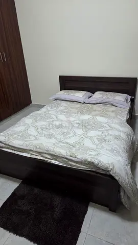 Bedroom Set Dark Wood, Good Condition