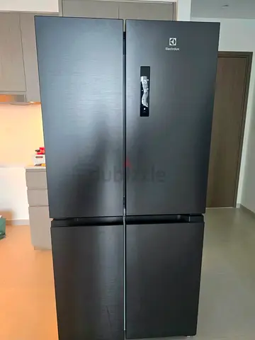 Free delivery Electrolux Four-Door Refrigerator - Matte Black, like new Condition