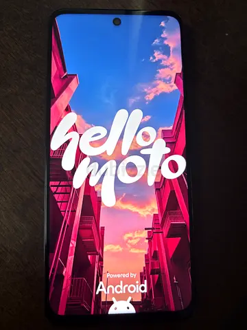 New Motorola G35 smartphone in good working condition with warranty