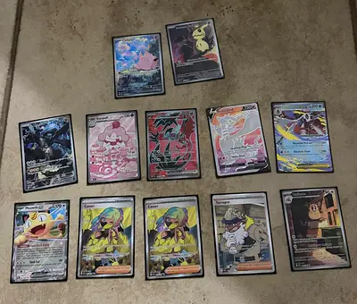 Pokemon TCG Full Art  Secret Rare Cards - VMAX/EX Trainer Pulls