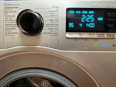 Front-load Samsung ecobubble Washing Machine - 8kg ()