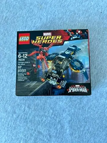 LEGO Marvel Super Heroes 76036 Carnages SHIELD Sky Attack (97 pcs) - New in Box