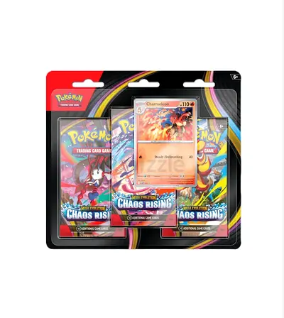 Pokemon Chaos Rising 3 Pack Blister [Charmeleon]