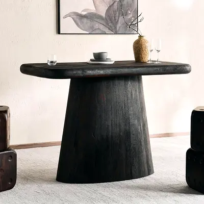 Pan Home Asteria Bar Table Wood - Black