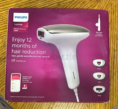 Philips Lumea IPL Hair Removal Device (Model 7000) - Boxed