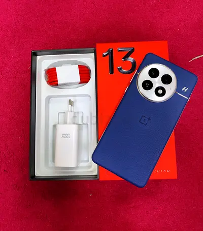 OnePlus 13 (Blue) with Box, Charger and Cable - Good Condition