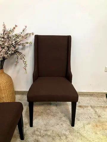 2-BROWN ARM Chairs