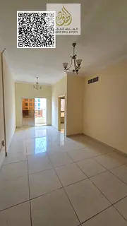 One-bedroom apartment with living room, annual rent, with gym and swimming pool inside the tower.