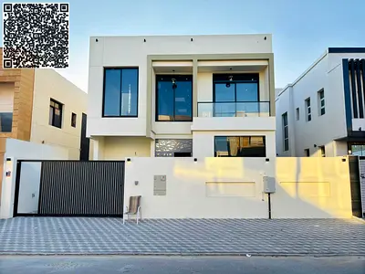 For sale, a luxurious modern villa, including electricity, water in the Yasmine area, freehold for all nationalities.