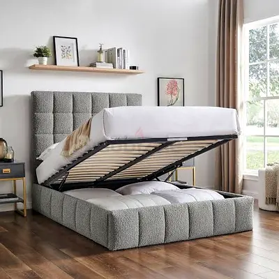 Brand New King Size Bed - Fully Customizable - UAE Sharjah Made - Hydraulic Storage Optional