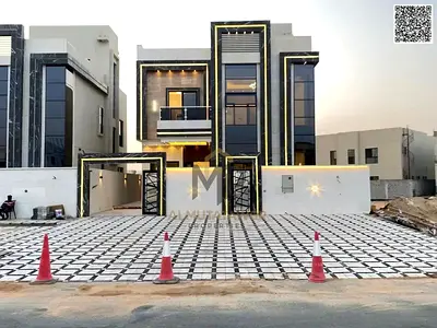 For sale: A villa near the mosque, one of the most luxurious villas in Ajman. Super deluxe construc