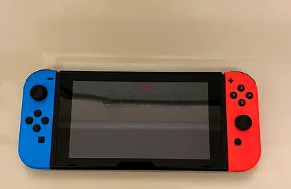 Nintendo Switch console with Neon Joy-Con - Good condition