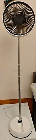 Wireless standing pedestal fan - adjustable height