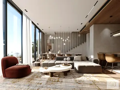 بنتهاوس بانورامي بغرفتي نوم | LIV Oceanside | إطلالات على المارينا والبحر | مفروشة