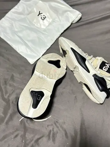 Y-3 Kaiwa White cream Black .. yohji Yamamoto ankle sneakers
