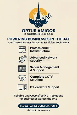 Professional CCTV, IT Support  Network Solutions UAE