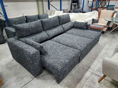 Ikea esklistuna L shape sofa bed with storage