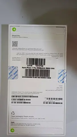 Sealed Apple iPhone 17Pro (boxed) Brand New