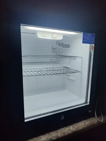 Small display glass-front minibar fridge - good condition