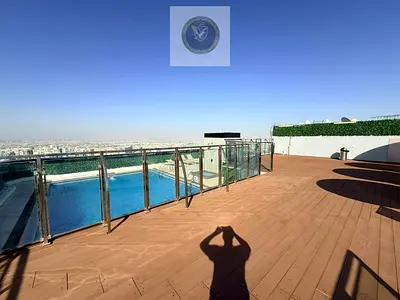 One bedroom apartment for annual rent with ultra super lux finishing gym swimming pool and free parking in Al Majaz 3 near Dubai. Free maintenance