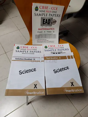Set of CBSE Class X Science Sample Papers and Solution Booklets (Meritnation)
