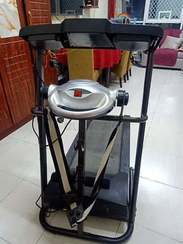 Foldable Home Treadmill with Safety Strap - Used