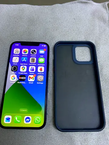 iPhone 12 gb 64 blue color very clean phone