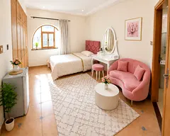 Master bed room for single working LADY