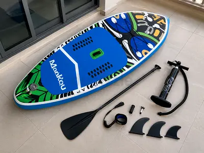 SUP Station Equipment Set – 4 Paddleboards + Electric Pump