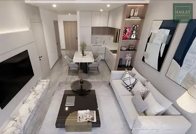 Furnished Studio | Samana Manhattan 1 | Pool & City Views