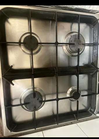Used 4-Burner Stainless Steel Gas Hob - Good Working Condition