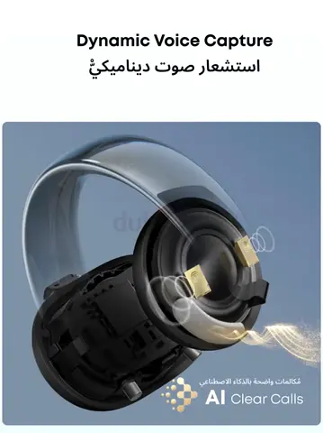 Soundcore Aero Clip Wireless Over-Ear Headphones with AI Noise Reduction