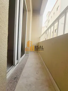 1 Bedroom Hall with balcony// low price Rent no deposit Cash// Close to Muwailah Park// Ready to mov