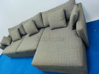 Crate and barrel Lounge Deep Lshape sofa