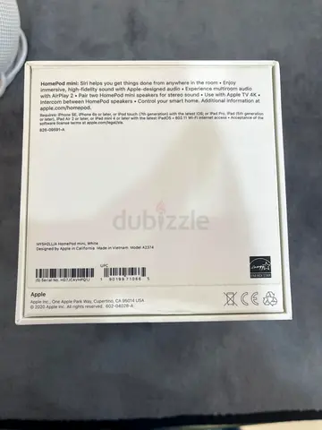 HomePod mini with box
