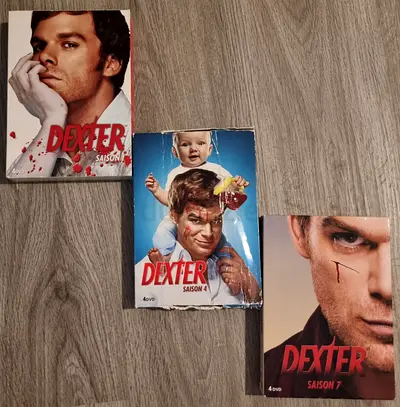 Dexter DVD Boxsets - Seasons 1, 4  7 (English  French Audio)