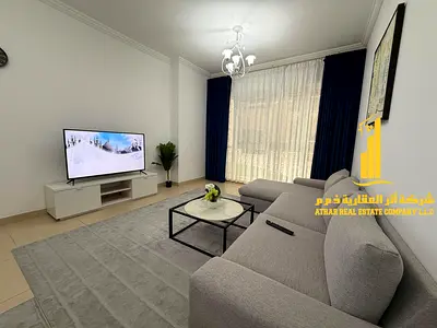 شقه فاخره غرفه وصاله مع بلكونه .عجمان ابراج الياسمين. مفروش بالكامل للإيجار الشهري✨الإيجار يشمل الفواتير والإنترنت وموقف