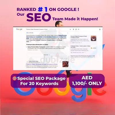 Best SEO Services in Sharjah – Special SEO Package Starting from AED 1100/-