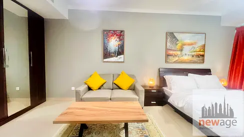 Fully Furnished Studio Apartment for Rent in Goldcrest Executive-JLT