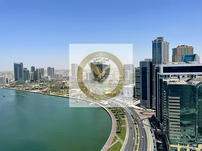 غرفتين وصالة ▪️ 2 بلكونة ▪️ إطلالة بحرية رائعة ▪️ غرفة خادمة ▪️ غرفة ستور   جيم مجاني  مسبح مجاني  باركن مجاني