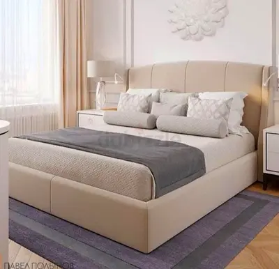Brend New high quality fabric luxury king size 180x200 Bed with Madical Matress Available