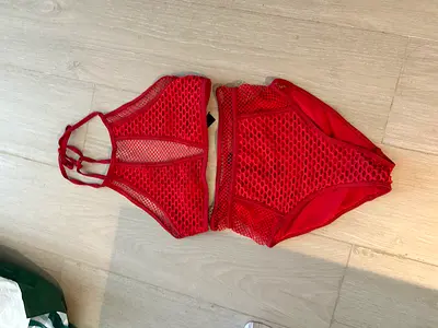 New Look red bikini UK size 8