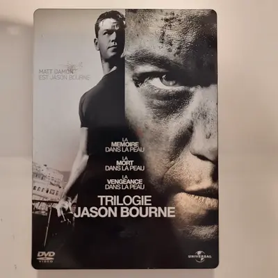 Jason Bourne Trilogy - Limited Edition SteelBook (5 DVDs - audio french and english)